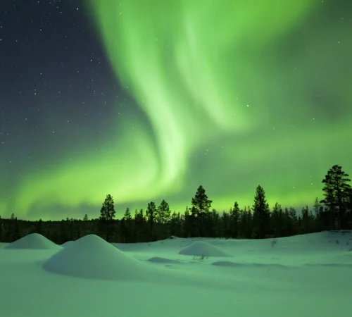 Finnish Winter Adventure Aurora Borealis